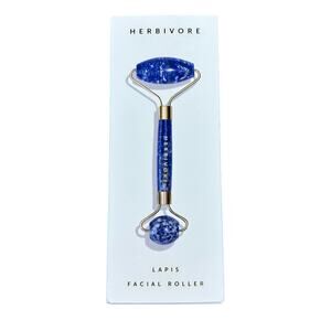 HERBIVORE Lapis Facial Roller Set New In Box Blue Gold